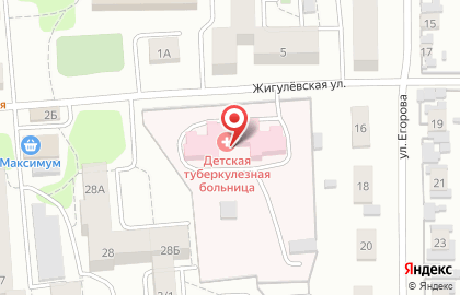 Иркутская областная детская туберкулезная больница на карте