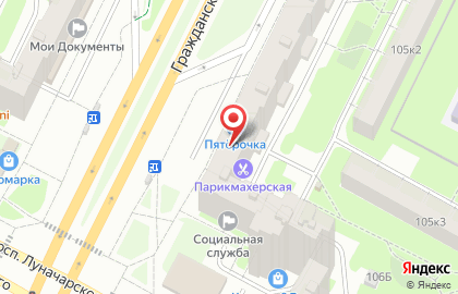 Дом быта Умелец на Гражданском проспекте на карте