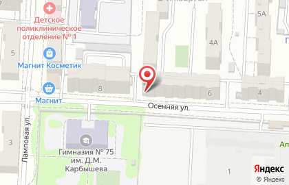 Продуктовый магазин Изобилие в Ленинском районе на карте