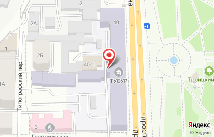 Радар на проспекте Ленина на карте