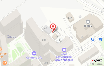 Общежитие Мосотель в Причальном проезде на карте