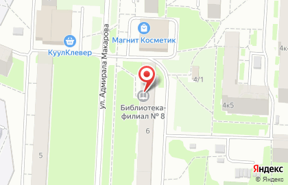 Детская библиотека им. С.Я. Маршака в Нижнем Новгороде на карте