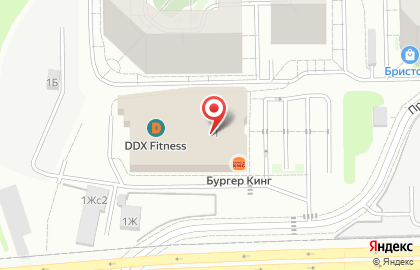 Фитнес-клуб DDX Fitness на карте