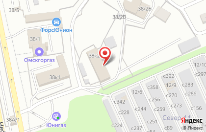 Торговый дом Новосибирская птицефабрика-Омск на Нефтезаводской улице на карте
