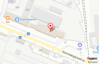 Торговая компания Кристалл на Кисловодском шоссе на карте