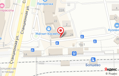 Продовольственный магазин в Москве на карте
