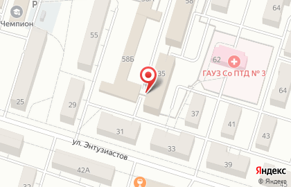 Ритуальное агентство Вечная память на улице Энтузиастов на карте