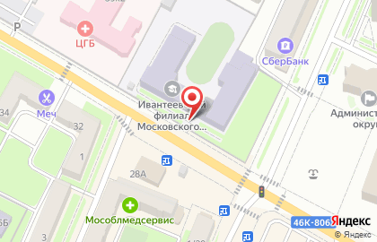 Московский политехнический университет в Москве на карте
