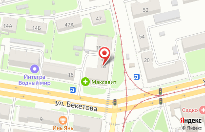 Пекарня-кондитерская Бон Бриошь на улице Бекетова на карте