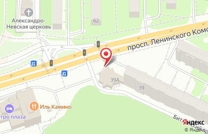 Архитектура и Градостроительство на проспекте Ленинского Комсомола на карте