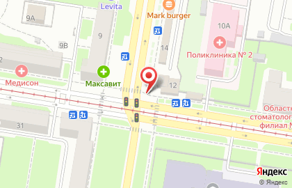 Киоск по продаже фруктов и овощей на улице Кирова 29А на карте