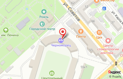 Микрофинансовая компания FinLine-Автозайм на улице Советов на карте