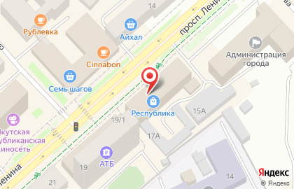 Салон обуви Italica на проспекте Ленина на карте