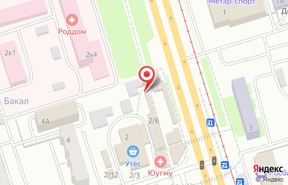 Магазин Таврия на улице Комаровского на карте