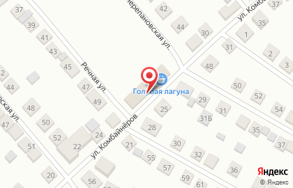 Продуктовый магазин Голубая Лагуна в Первомайском районе на карте