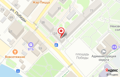 Микрокредитная компания ДеньгиАктив на улице Победы на карте