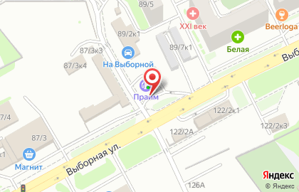 АЗС в Новосибирске на карте