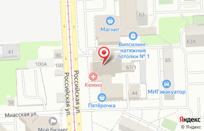 Компания РЖДСТРОЙ74 на Российской улице на карте