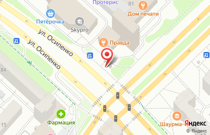 Курочка и Корочка на карте