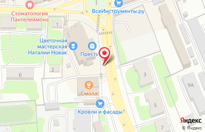 Цветочный магазин в Москве на карте