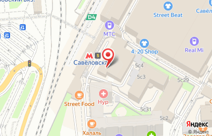 Салон сотовой связи МегаФон на улице Сущёвский Вал , 1 на карте