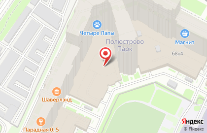 Петрострой на Бестужевской улице на карте