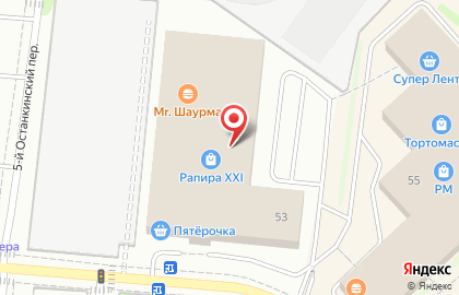 Компания Ивановотекстиль на 1-й Останкинской улице на карте