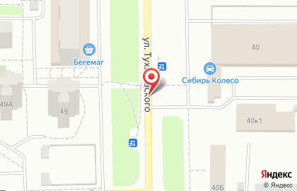 BoschCarServise на улице Тухачевского на карте