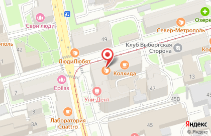 Пекарня Ф. Вольчека на ул. Смолячкова на карте