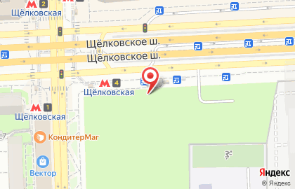 Салон цветов Цветовик на Щёлковском шоссе на карте