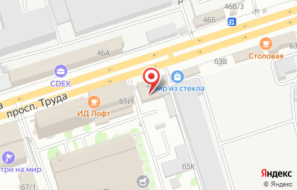 ЗАО Банкомат, Банк Русский Стандарт на проспекте Труда на карте