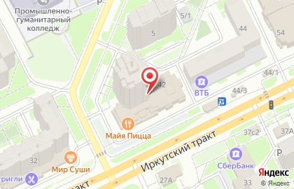 Септима на Иркутском тракте на карте