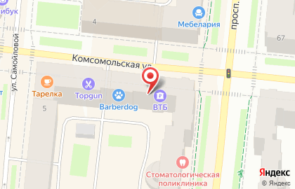 Салон-парикмахерская Эффект на проспекте Ленина на карте