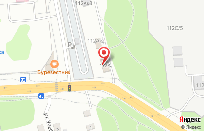 Лыжная база Буревестник на карте