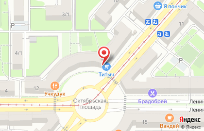 Оконная компания Винленд на Октябрьской улице на карте