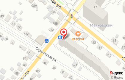 Продуктовый магазин в Саратове на карте