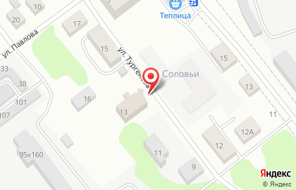 Строительная компания Камелот на улице Тургенева на карте