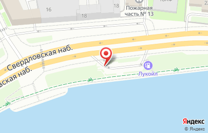 СТО Лукойл на Свердловской набережной, 9а на карте