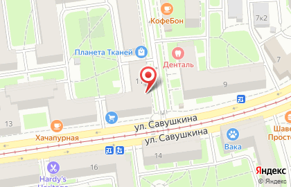 Фирменный магазин Море чая на улице Савушкина, 11 на карте