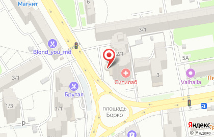 Супермаркет Магнит на улице Добровольского, 2/1 на карте