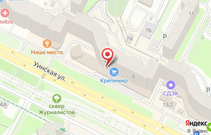 Автоматизированный почтовый терминал QIWI Post в Мотовилихинском районе на карте