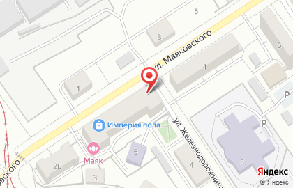 Детский сад Машенька на улице Маяковского на карте