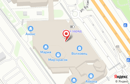 Салон дверей и перегородок Ягуар на улице Бутаково на карте