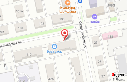 Продуктовый магазин в Екатеринбурге на карте