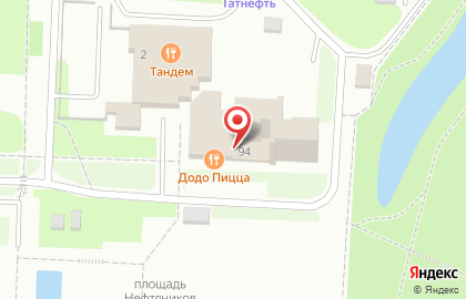 Пиццерия Додо Пицца на улице Ленина в Альметьевске на карте