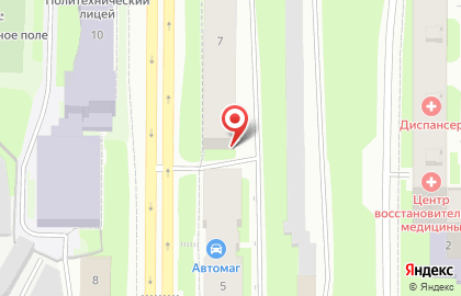 Магазин Акваплюс на улице Папанина на карте