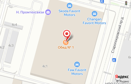Группа компаний Favorit Motors в Центральном Чертаново на карте