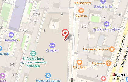 Торговый центр Невский Центр на Невском проспекте на карте