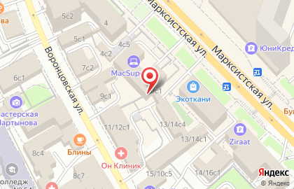 Гослото, Всероссийская государственная лотерея на Марксистской улице на карте