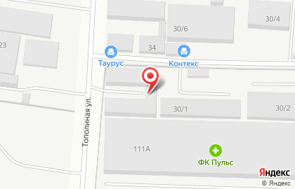 Компания Ланкс на Тополиной улице на карте